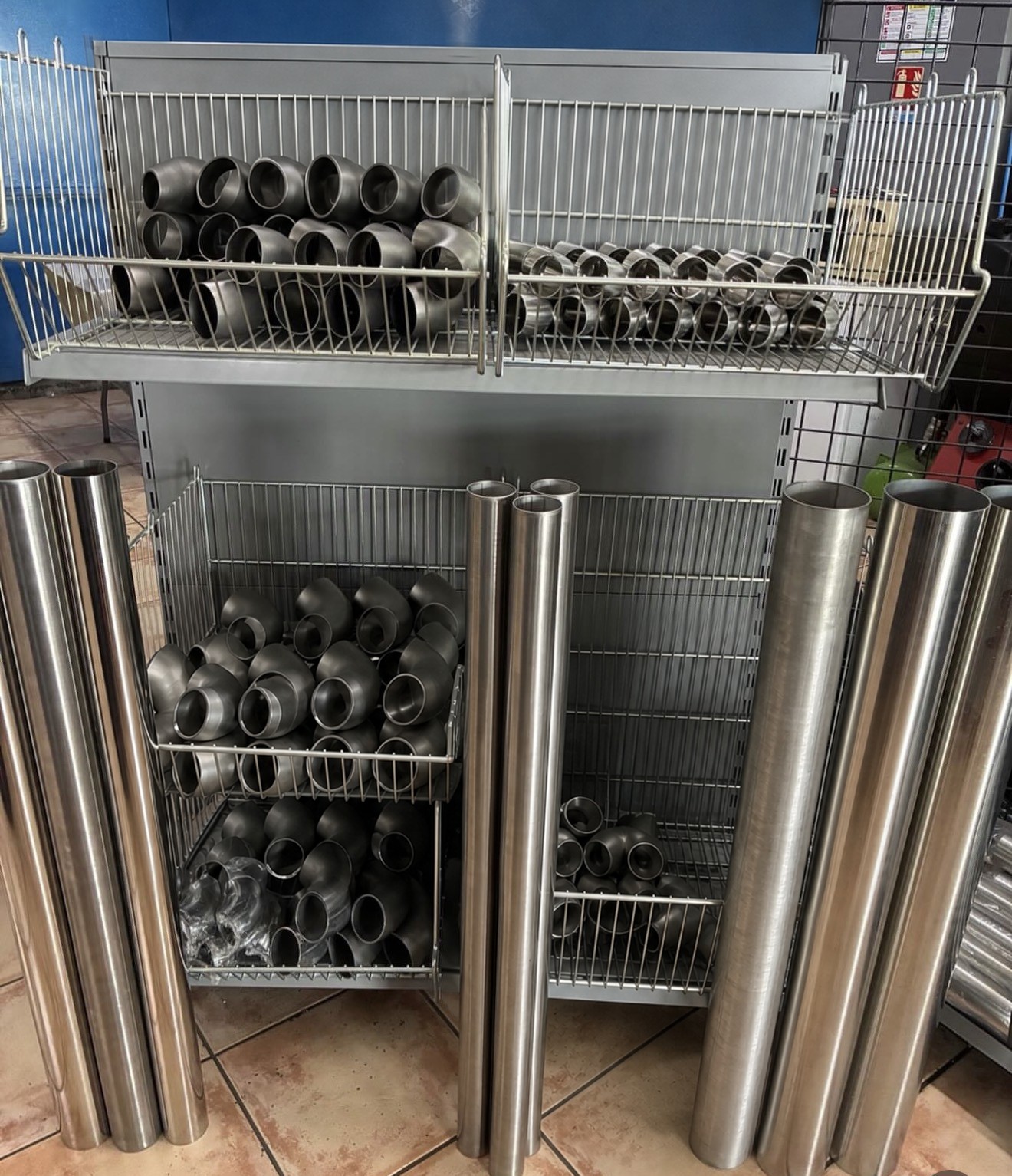 Tubes inox chez Option Motors